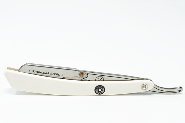 SRW Parker White Handle Straight Razor