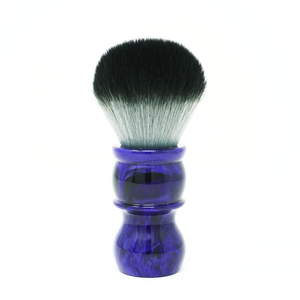 R1736 Yaqi Tuxedo Synthetic Shaving Brush, Blue Handle