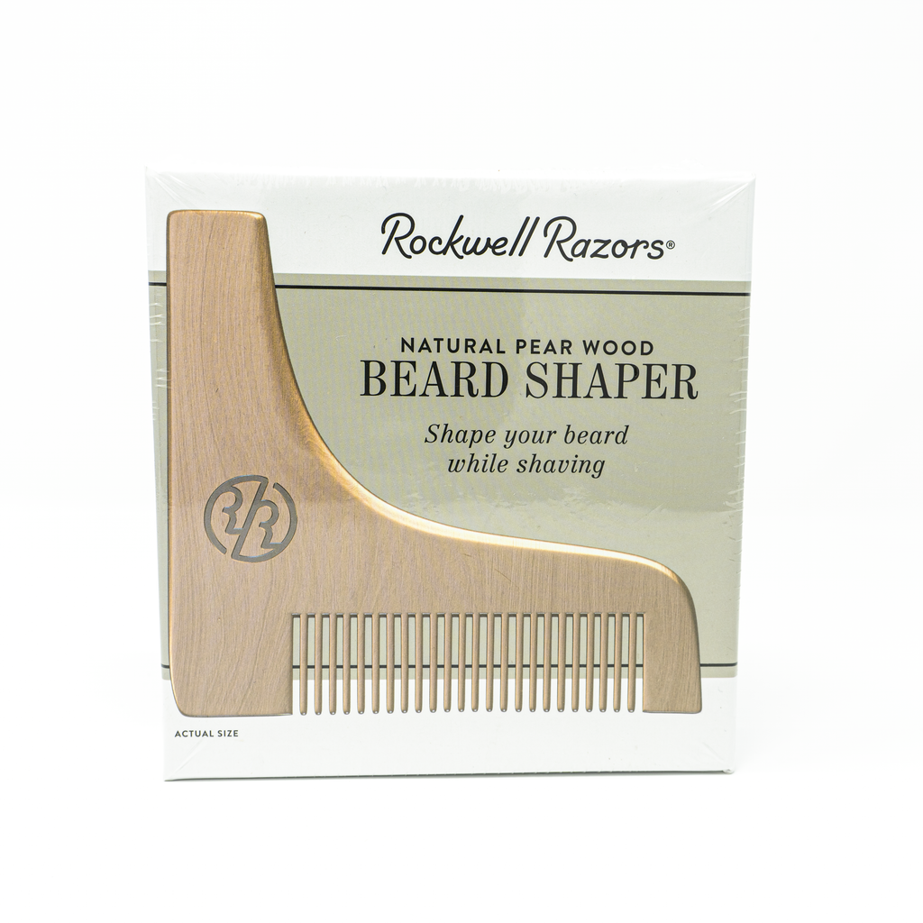 Shaper à barbe en bois de poirier Rockwell